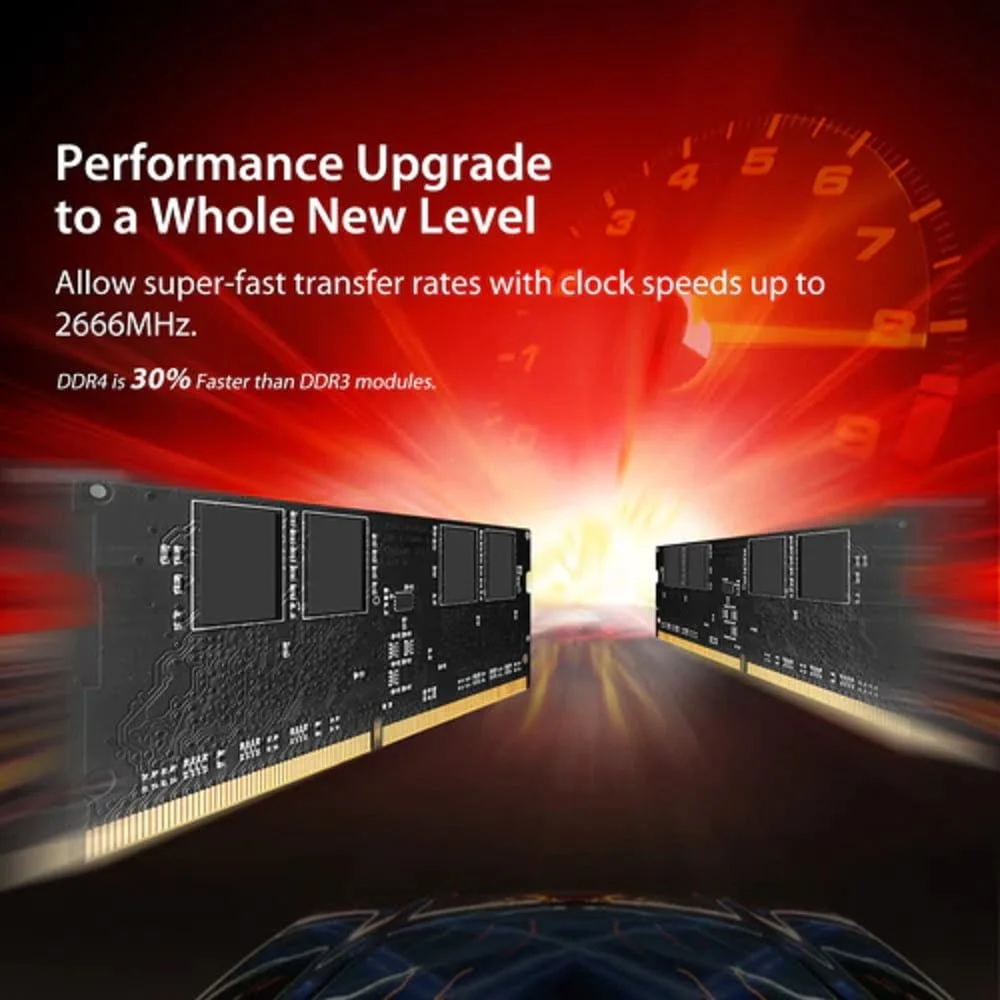 رام لابتوب Silicon Power SP004GBSFU266x02 سعة 4GB DDR4 بتردد 2666MHz - Image 4