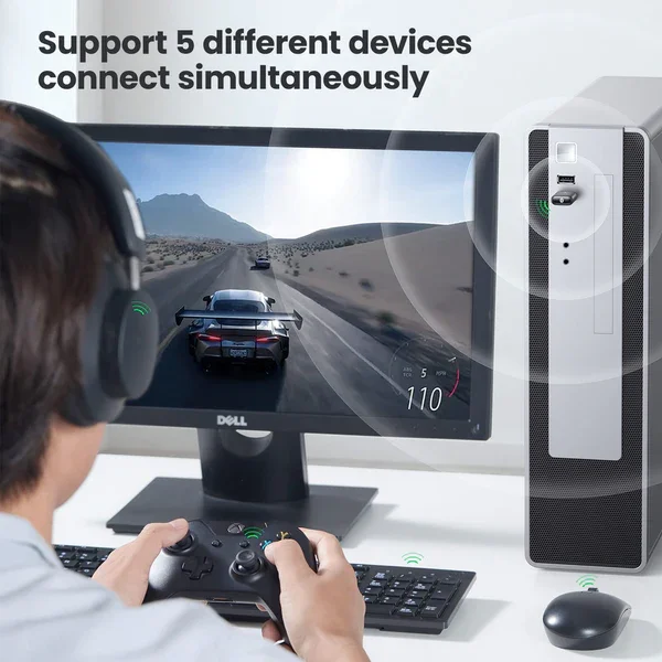 محول بلوتوث USB Ugreen CM390/80889 إصدار 5.0 بمدى 20 متر - Thumbnail 7