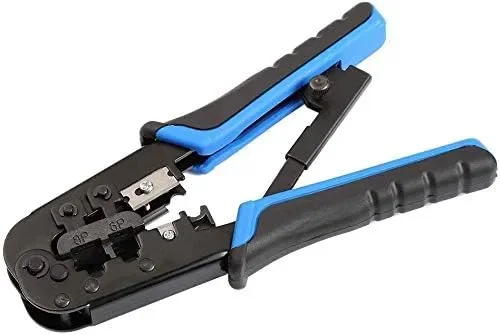 Dual Modular 2-in-1 RJ45 RJ11 Crimping Tool