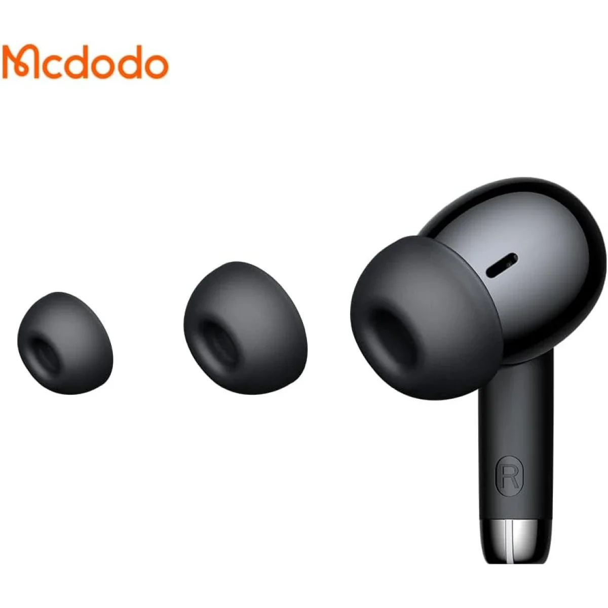 Mcdodo HP-3290 Wireless Earbuds with Bluetooth 5.3, Digital Display & 13mm Drivers - Black - Thumbnail 3