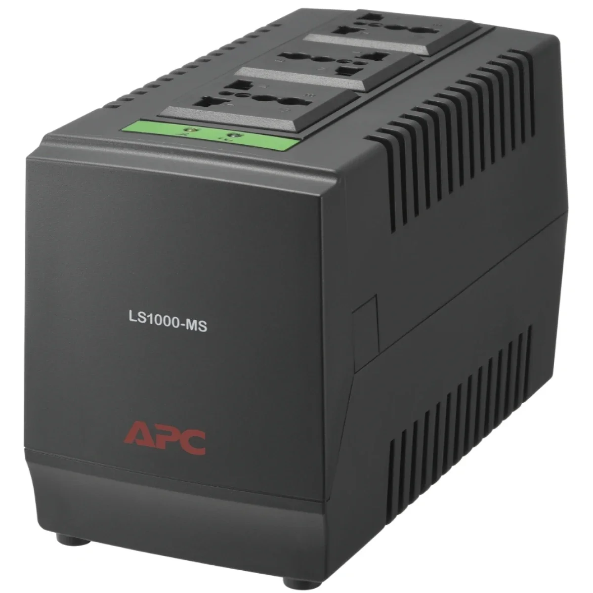 منظم جهد تلقائي APC Line-R بقدرة 1500VA و750W مع 3 مقابس عالمية، 230V، أسود - Thumbnail 4