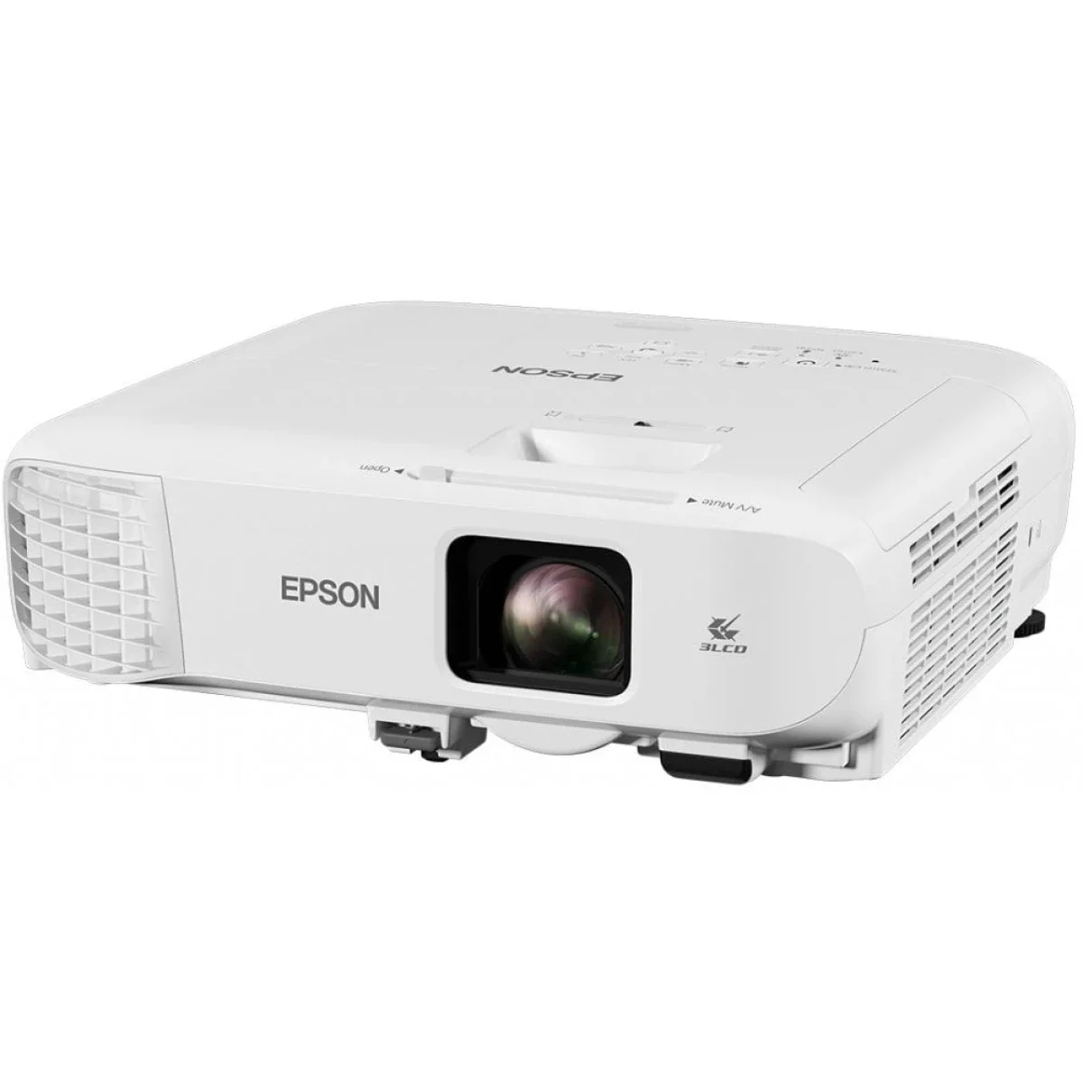 جهاز عرض EPSON EB-X49 بتقنية 3LCD ودقة XGA وسطوع 3600 لومن للمنزل والمكتب - أبيض