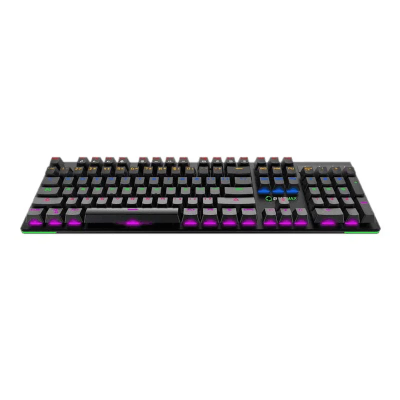 كيبورد GameMax KG801 ميكانيكي للألعاب بإضاءة RGB وسويتش أزرق - Image 8