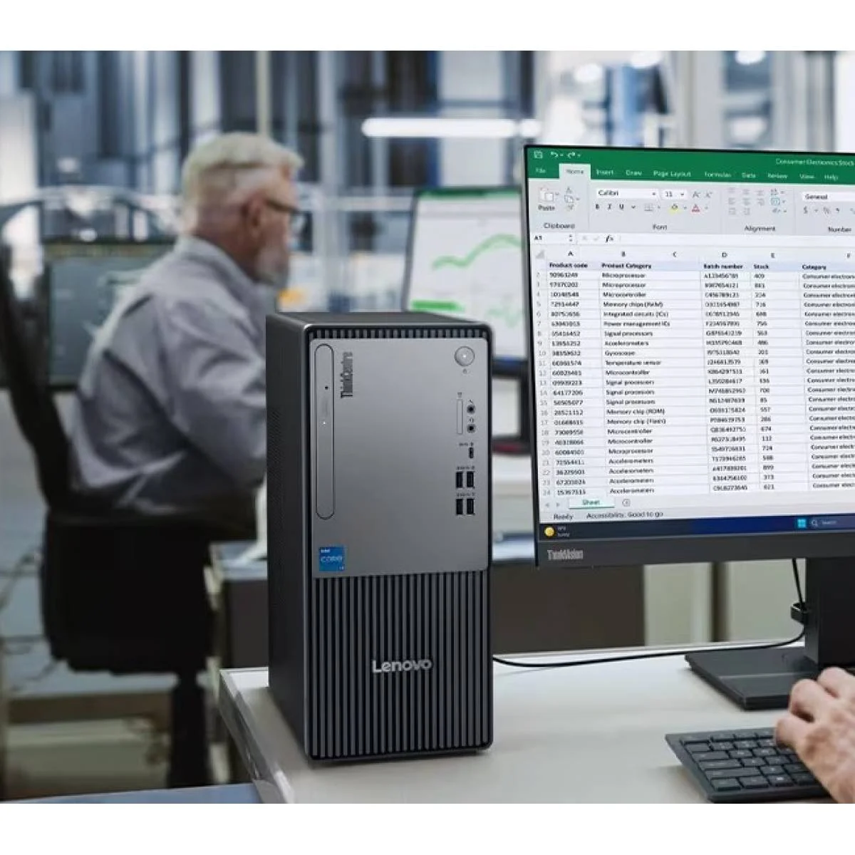 Lenovo ThinkCentre neo 50t Gen 5 Desktop, Intel Core i7-14700, 16GB DDR5, 512GB SSD - Image 2