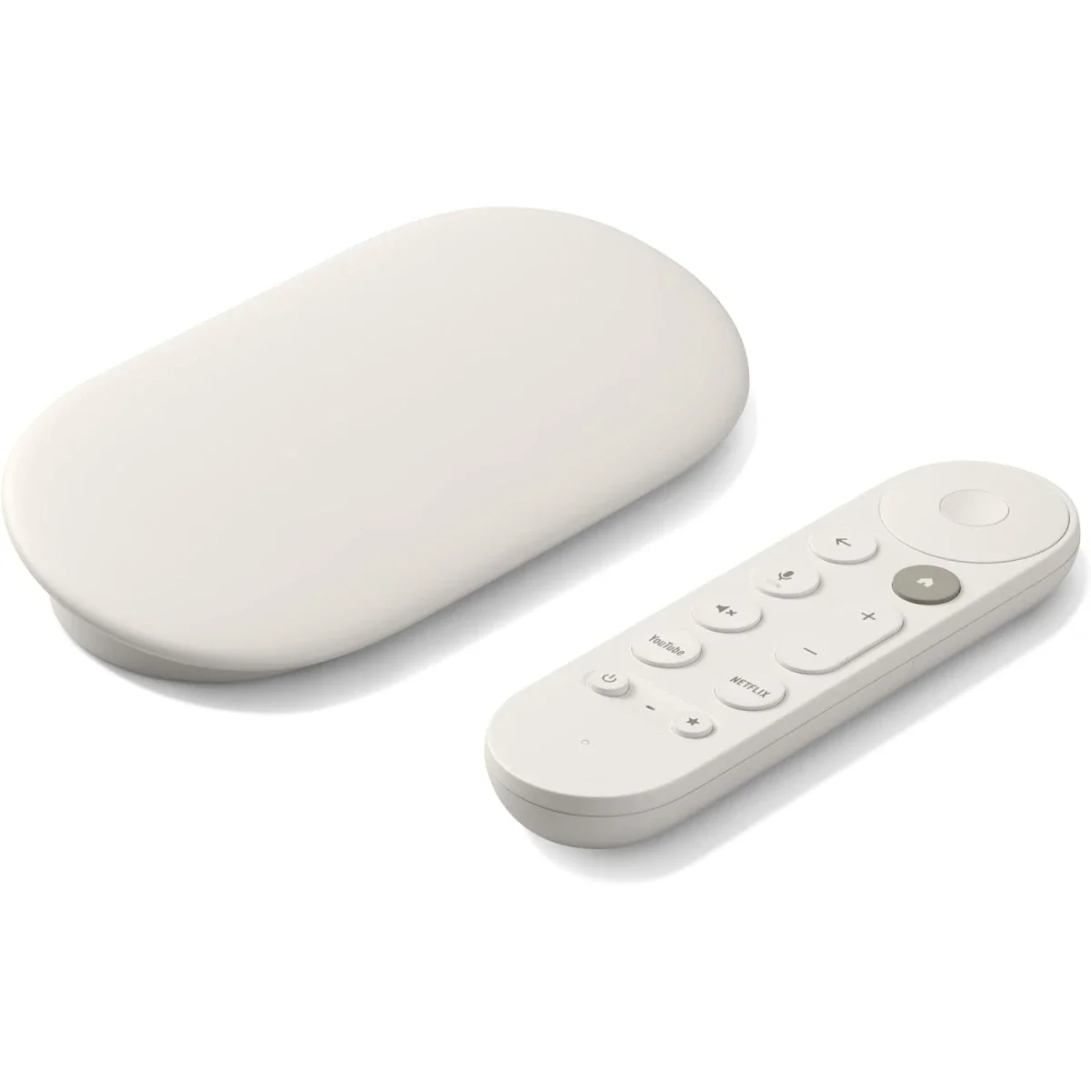 Google TV Streamer 4K with Voice Remote, 32GB Storage, Porcelain