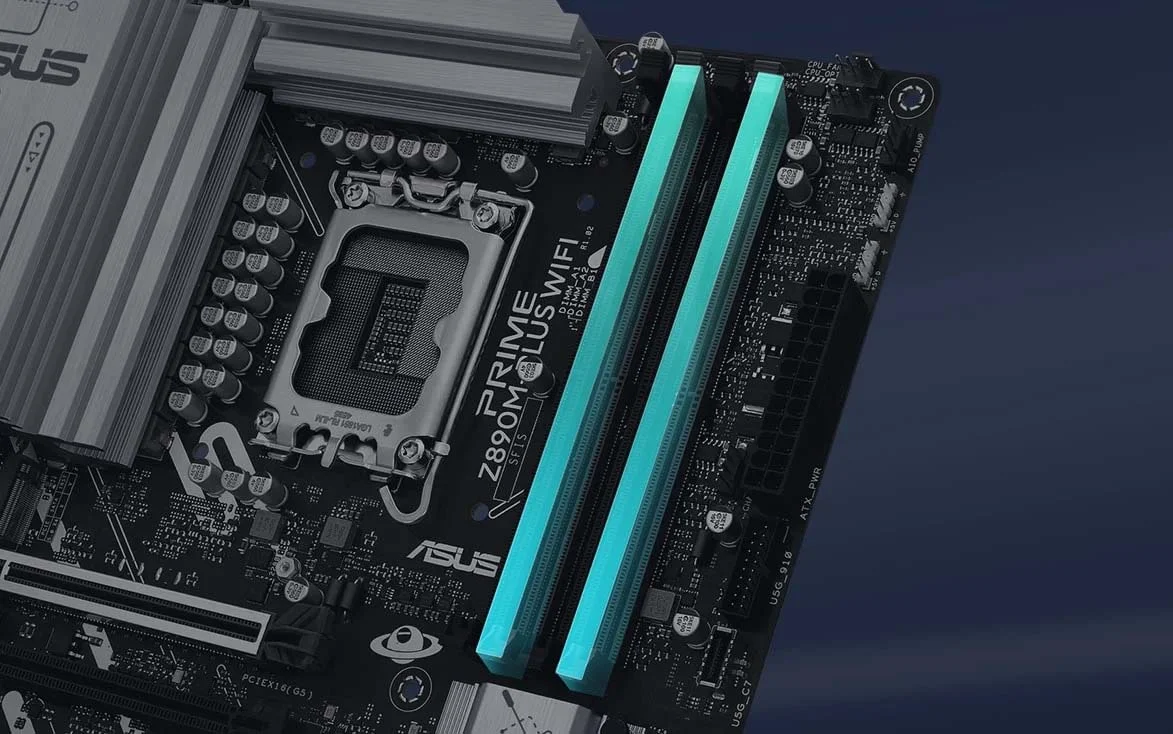لوحة أم Asus بمقبس LGA1851 وواي فاي PRIME Z890M-PLUS WIFI 90MB1J80-M0EAY0 - Thumbnail 14