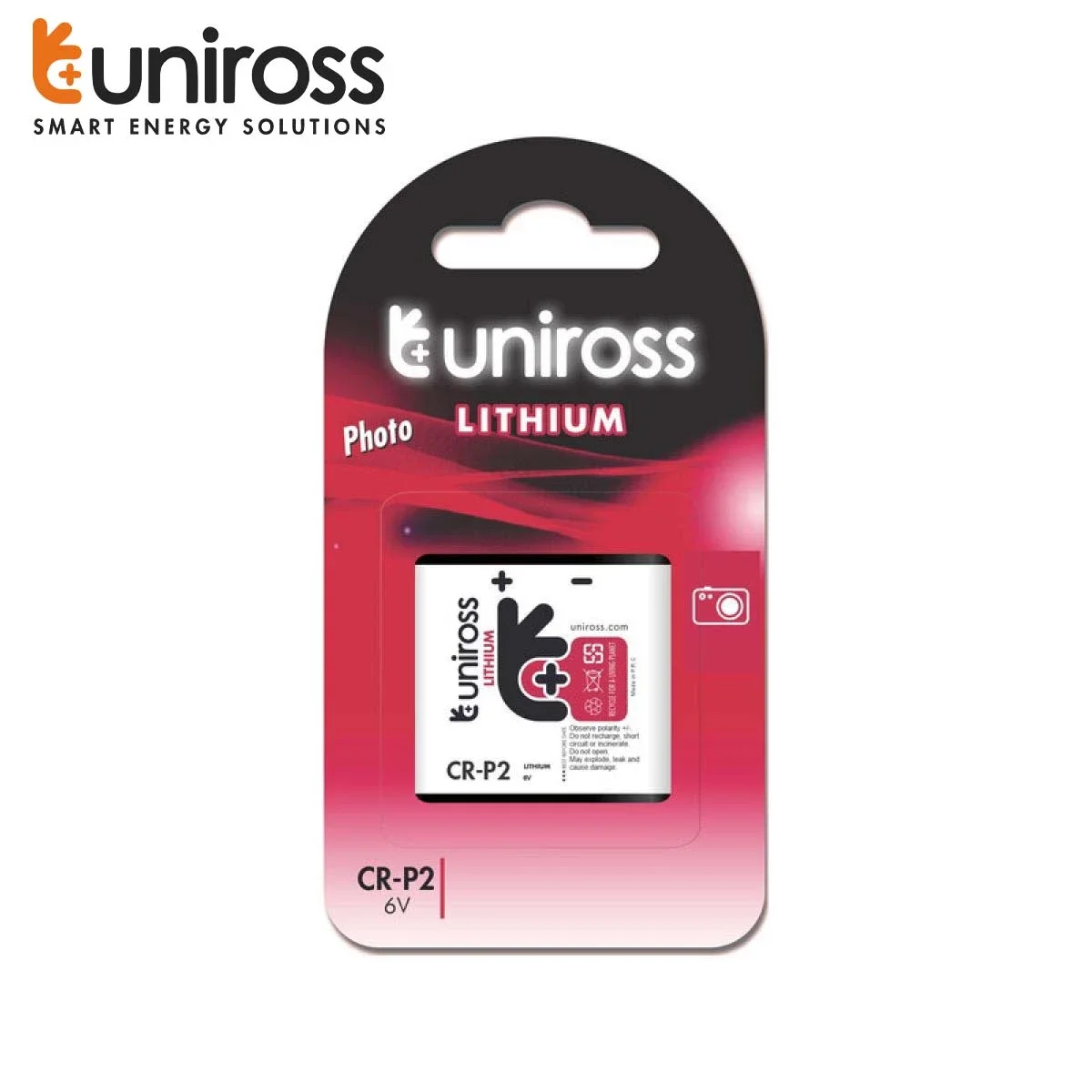 بطارية Uniross CR-P2 ليثيوم 6 فولت