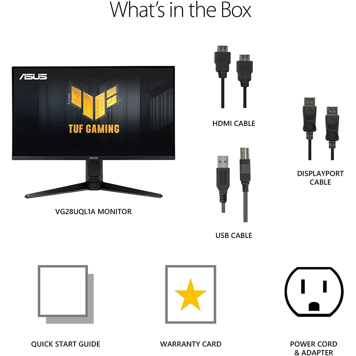شاشة ألعاب Asus VG28UQL1A مقاس 28 إنش 4K UHD بتردد 144Hz ولوحة Fast IPS - Thumbnail 7