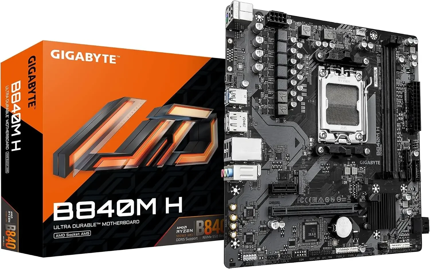 GIGABYTE B840M H DDR5 AMD AM5 Motherboard