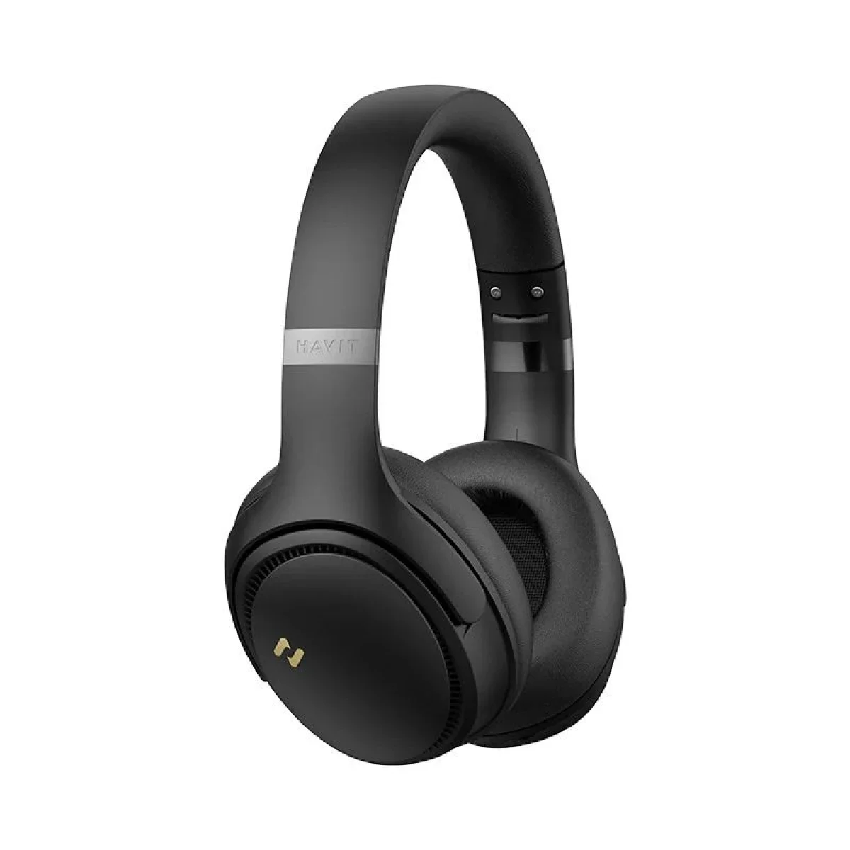 HAVIT H630BT PRO-BK ANC Wireless Foldable Headphones, Black - Thumbnail 2