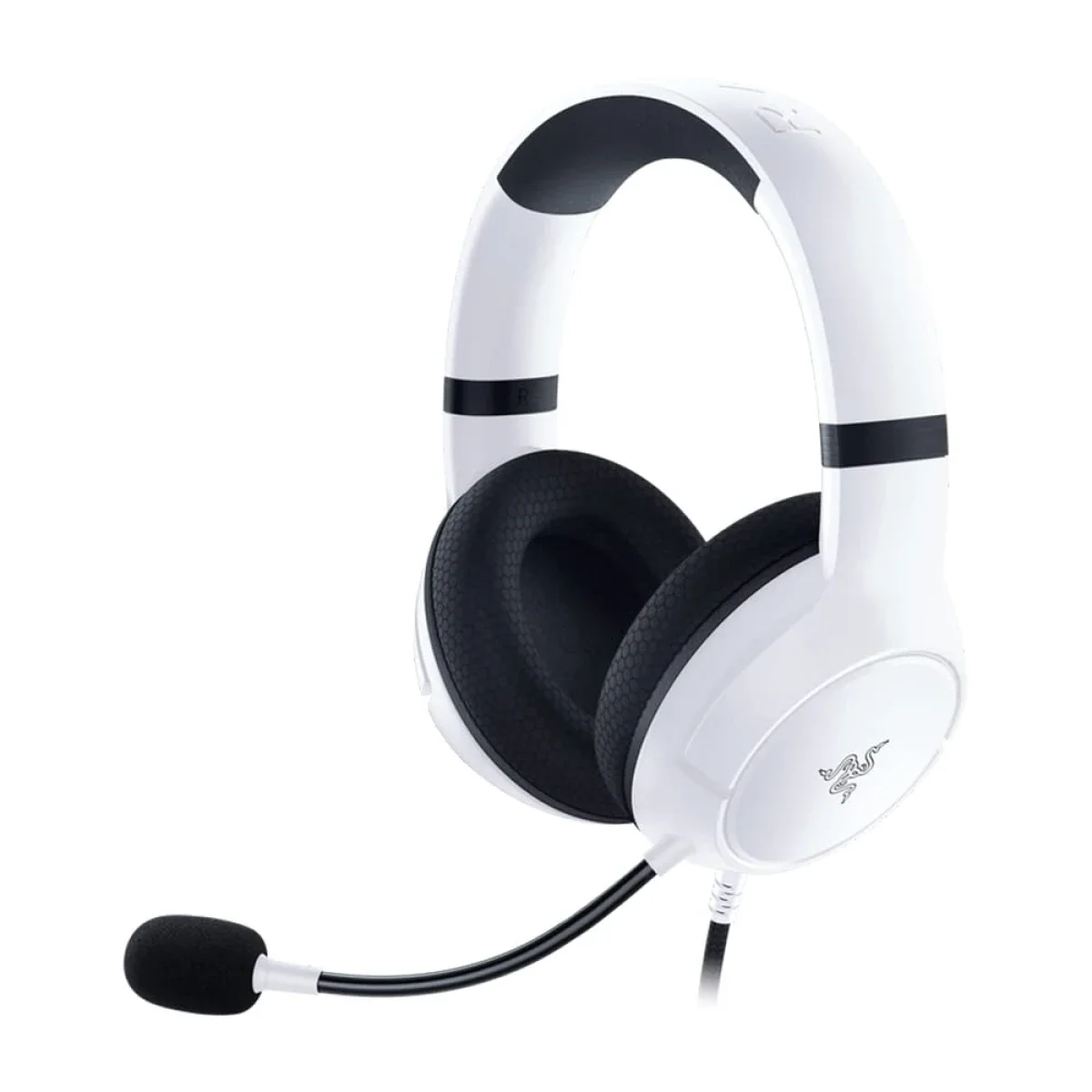 Razer Kaira X Wired Gaming Headset for PlayStation with TriForce 50mm Drivers Black/White - Thumbnail 2