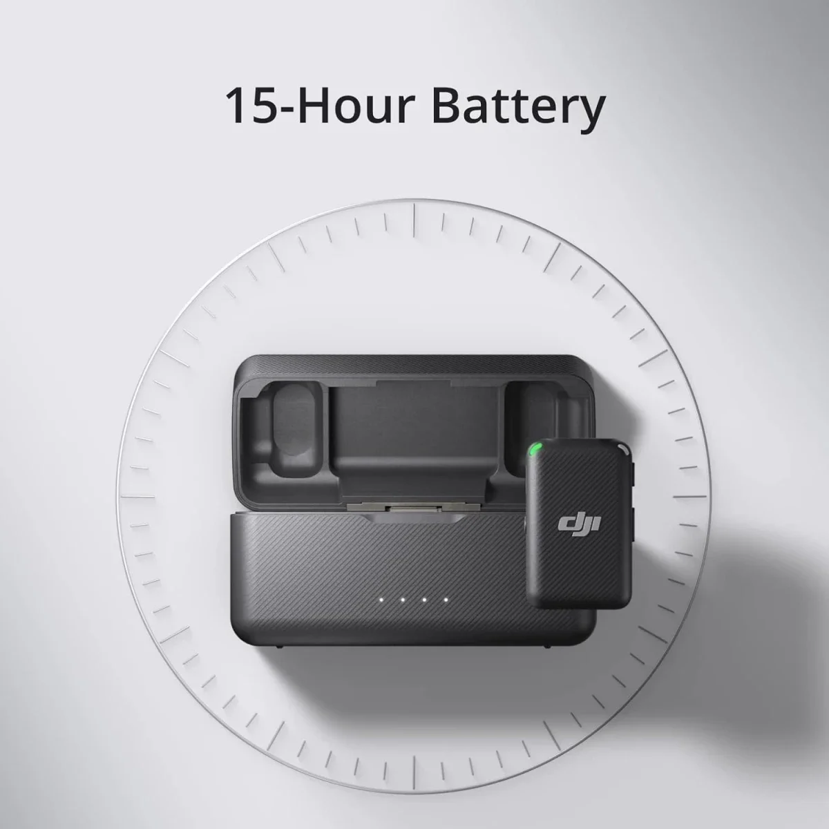 DJI Mic Wireless Microphone System with 2 TX, 1 RX & Charging Case, 250m Range, 15-Hour Battery - Thumbnail 5