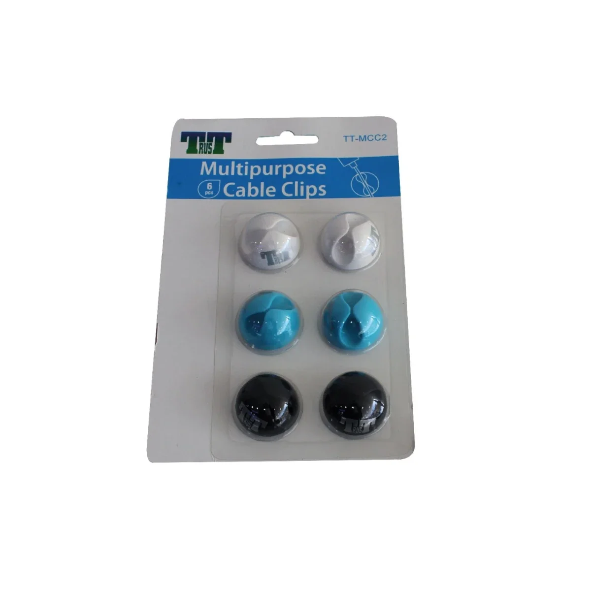 مشابك كابلات لاصقة Trust TT-MCC2