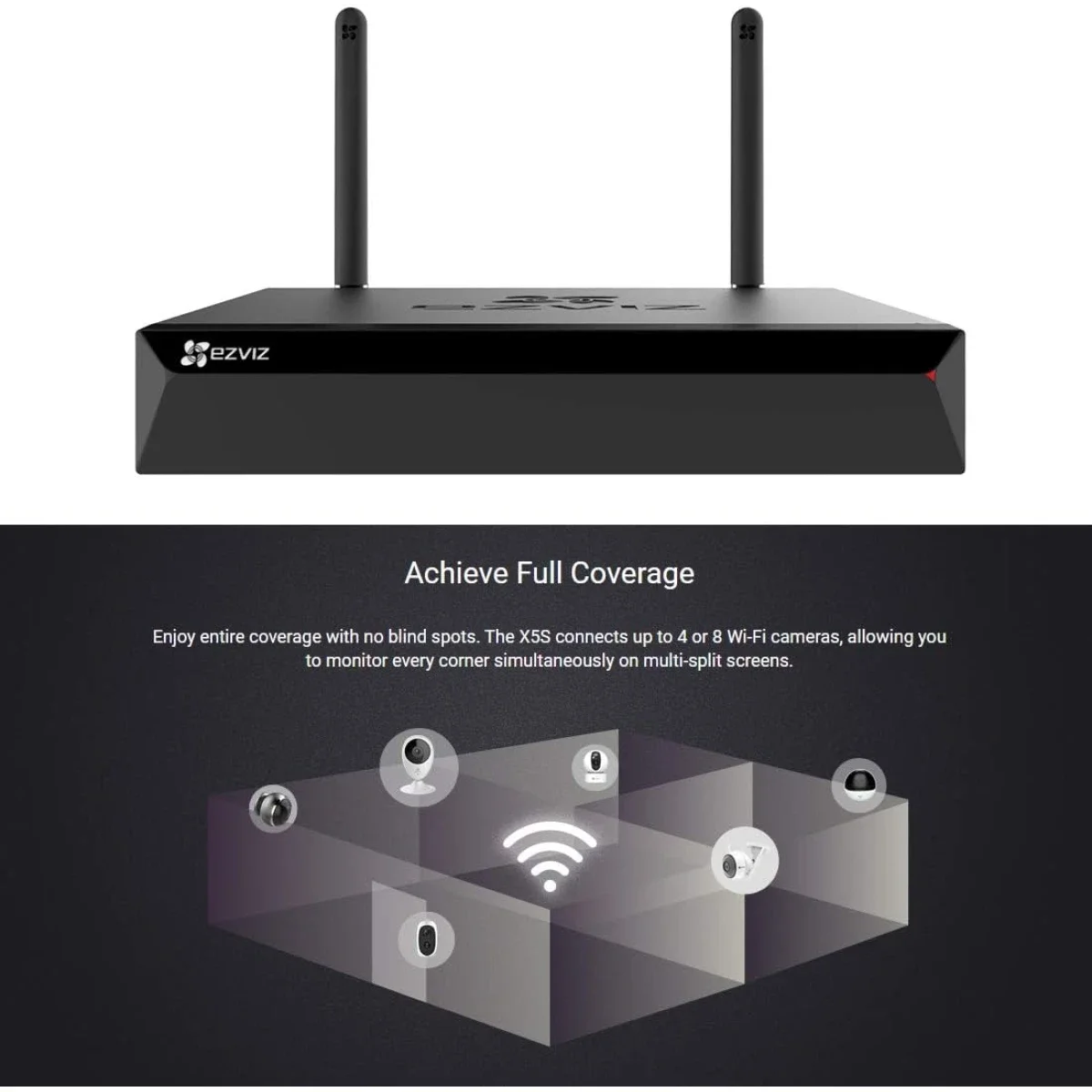 Ezviz X5S 8-Channel 3K Wireless & Wired Network Video Recorder - Image 5