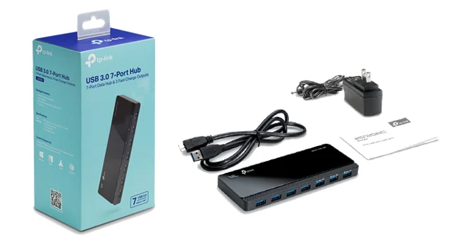 TP-LINK UH700 7-Port USB 3.0 Hub with 5Gbps Transfer Speed and 1.5A Fast Charging - Image 14