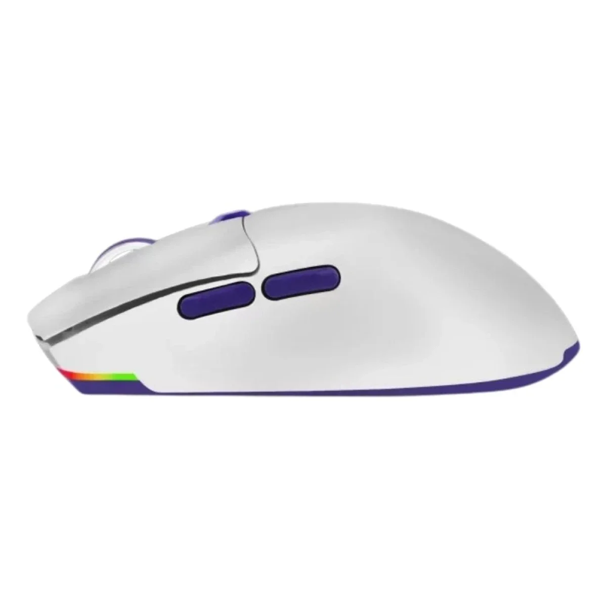 Proove Rate Special Edition Tri-Mode Wireless Gaming Mouse 12000 DPI White/Purple CMRTWRS03002 - Thumbnail 2
