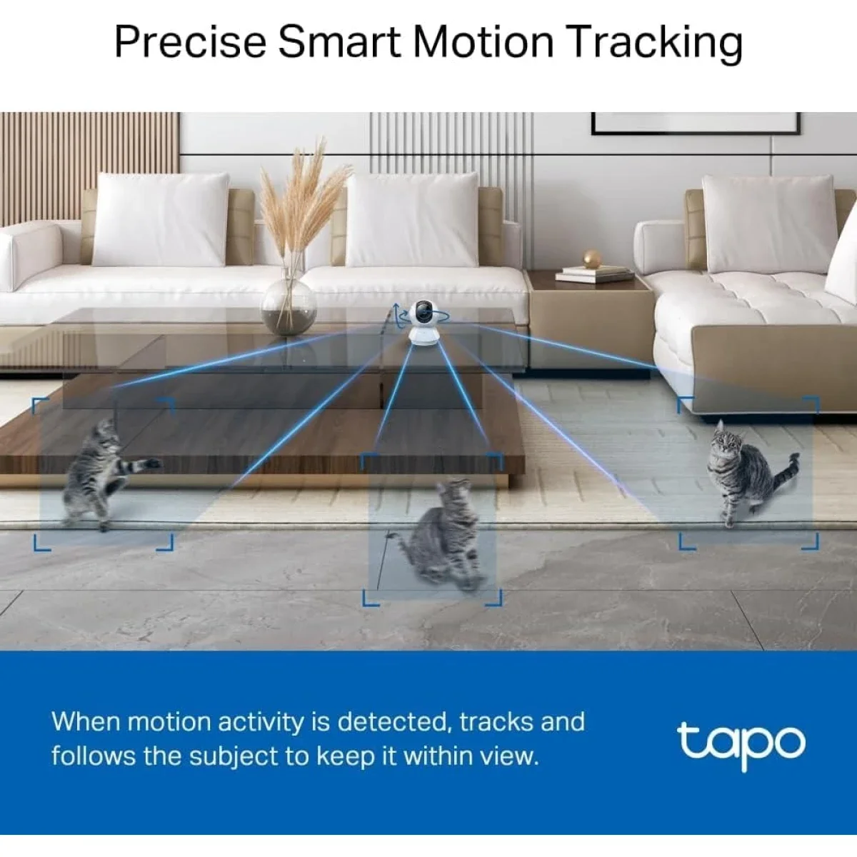 كاميرا مراقبة ذكية داخلية TP-LINK Tapo C230 بدقة 3K 5MP مع تحريك Pan/Tilt ورؤية ليلية وصوت ثنائي الاتجاه - Image 8