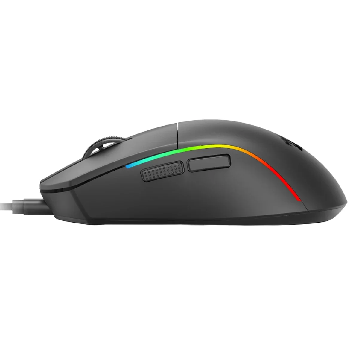 ماوس ألعاب Redragon M816 Deicide سلكي USB-C بدقة 4000 DPI وإضاءة RGB، أسود - Thumbnail 4