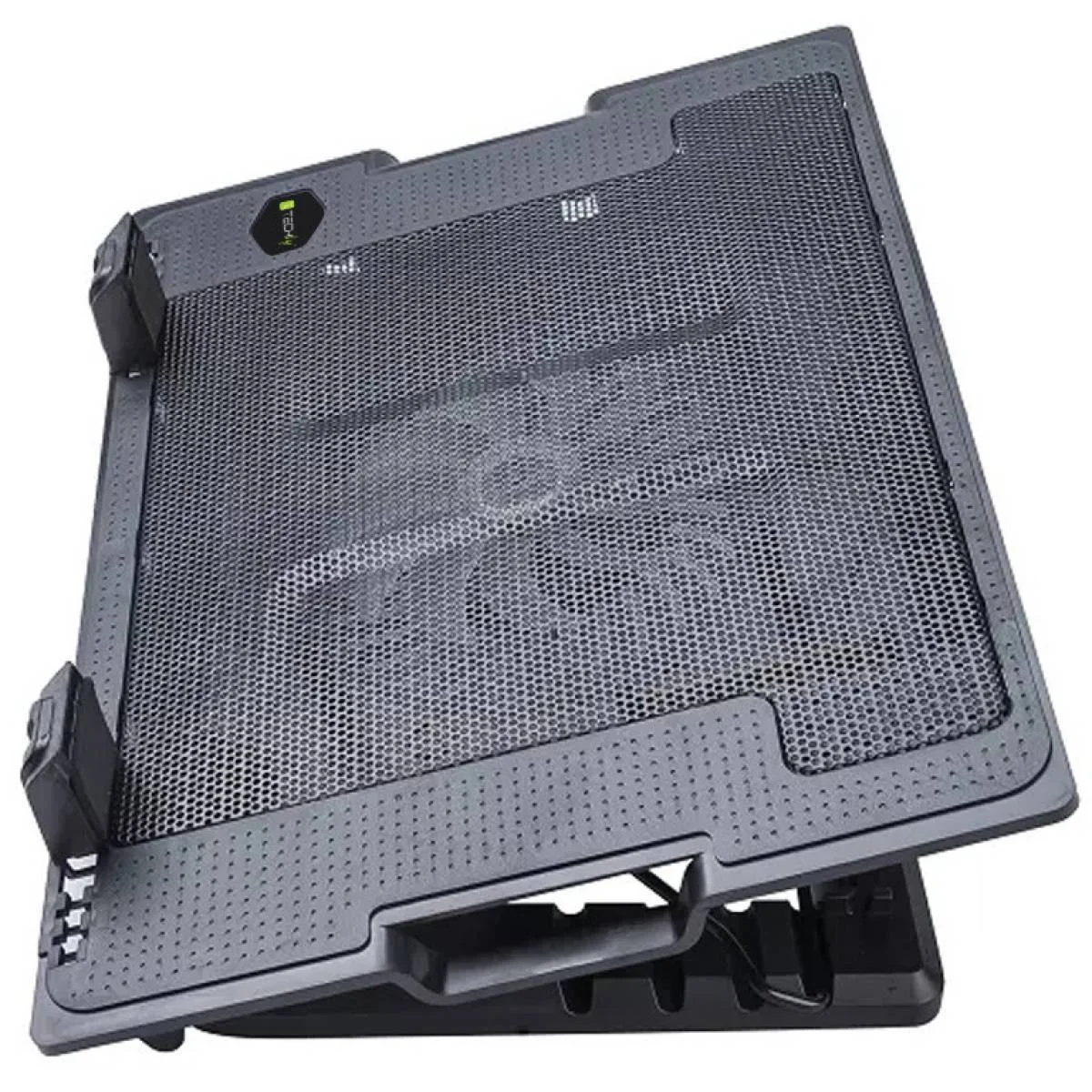 ICOOL CP12TY Laptop Cooling Stand with 140mm Blue LED Fan, 5 Height Levels and Dual USB Ports for 13–17.3 Inch Laptops - Image 9