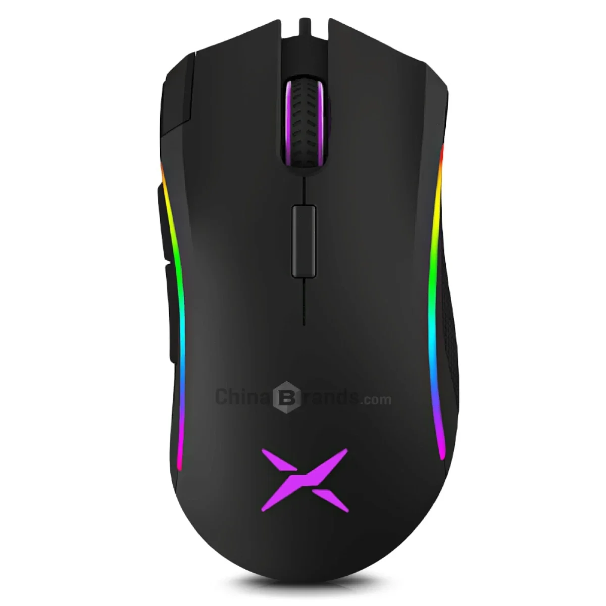 Delux M625BU Wired RGB Gaming Mouse with 7 Programmable Buttons