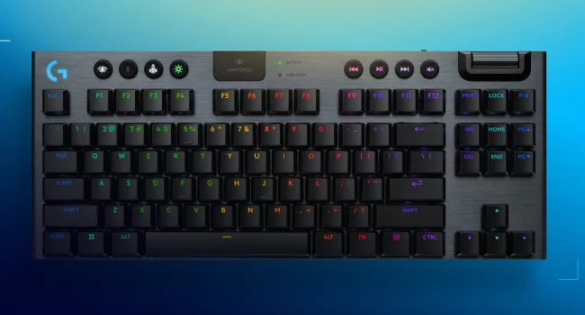 Logitech G915 X LIGHTSPEED TKL Wireless Mechanical Gaming Keyboard GL Clicky Switches White - Thumbnail 13