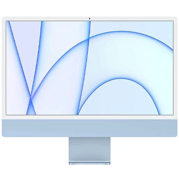 Apple iMac 24-inch (2021) M1 8-Core CPU 7-Core GPU 8GB RAM 256GB SSD Blue - Image 1