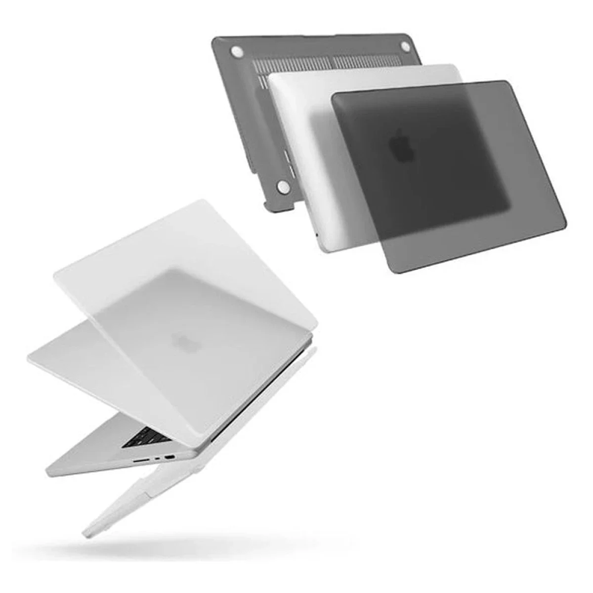 غطاء لابتوب Coteci MB-086-TT مطفي شبه شفاف لجهاز MacBook Neo 13 إنش - Thumbnail 5