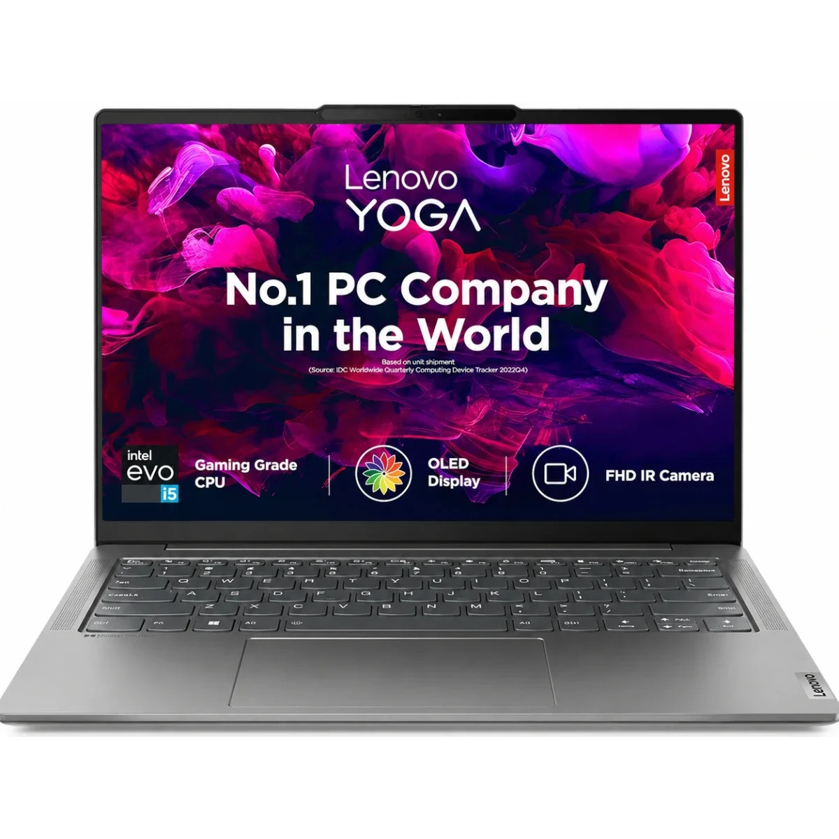 Lenovo Yoga Slim 6 2024 14-inch OLED Laptop Intel Core i5-13500H 16GB RAM 512GB SSD Storm Grey - Image 1