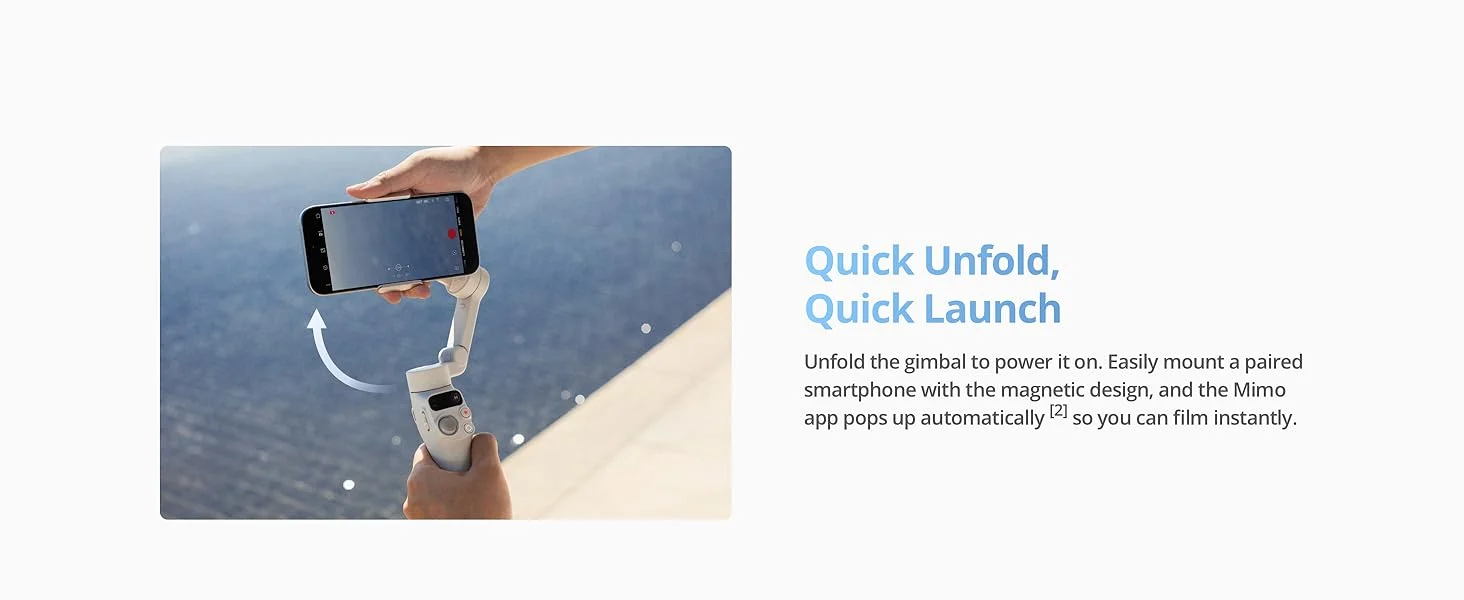 مثبت هاتف DJI Osmo Mobile 7 ثلاثي المحاور مع حامل ثلاثي مدمج - Thumbnail 20