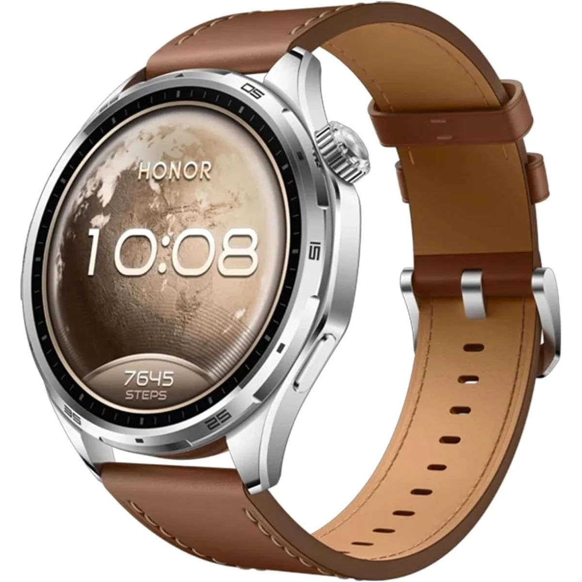 HONOR Watch 6 Smartwatch 1.46-inch AMOLED, 35-Day Battery, 5ATM IP69, Brown