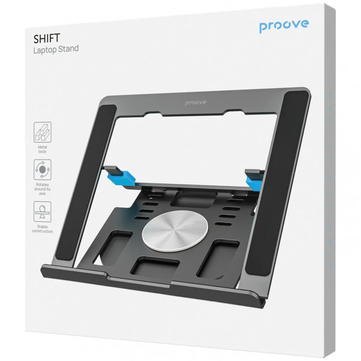 حامل لابتوب قابل للتعديل Proove Shift حتى 16 إنش - فضي