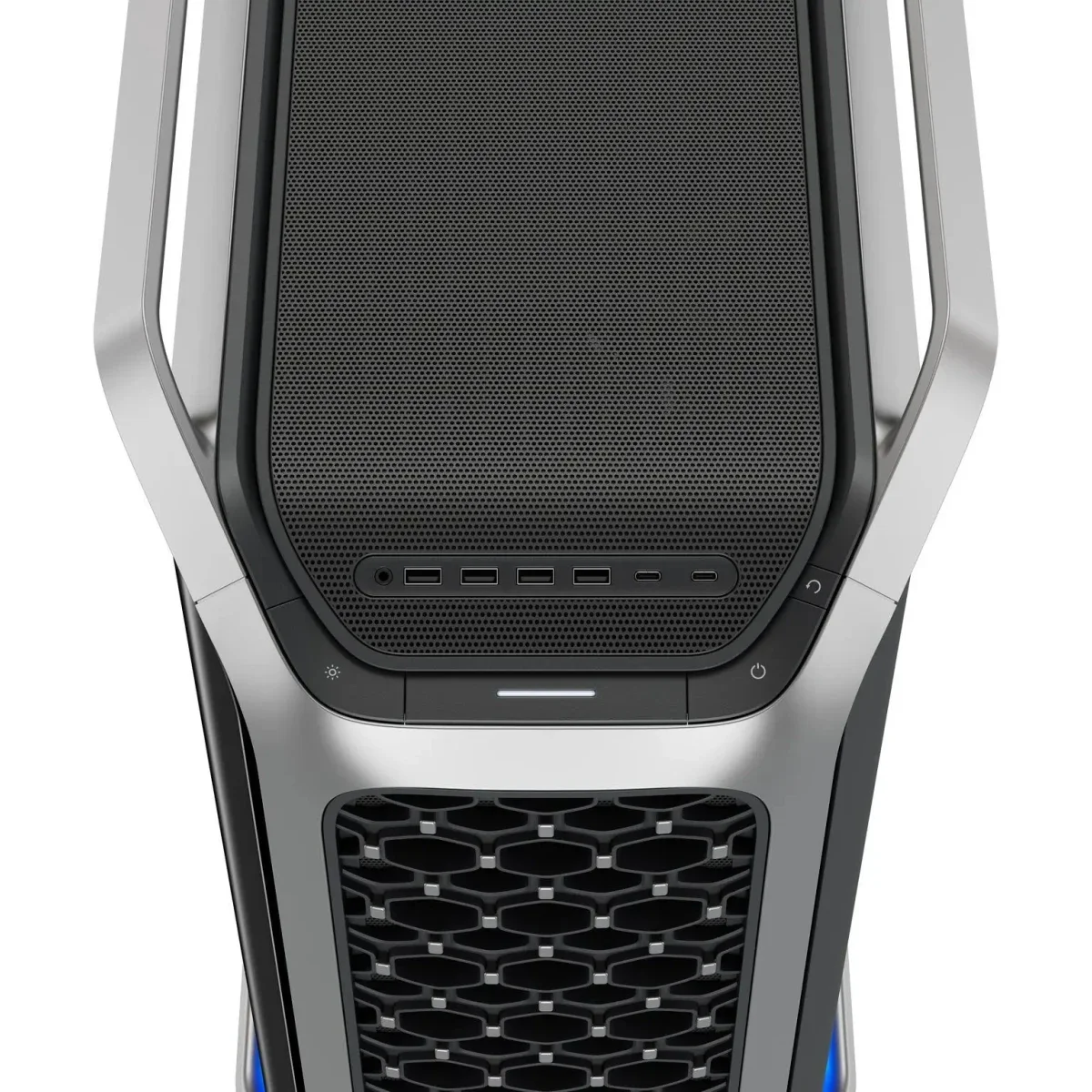 هيكل كمبيوتر Full Tower Cooler Master Cosmos Alpha مع FreeForm 2.0 ودعم كرت شاشة 400 مم وراديتر 420 مم وUSB-C بسرعة 20Gbps - Image 7