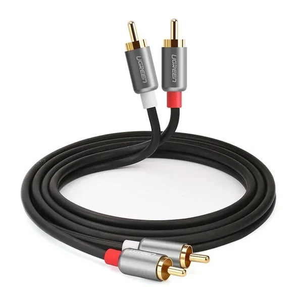 سلك صوت Ugreen 10517 من 2RCA ذكر إلى 2RCA ذكر بطول 1.5 متر - Image 3