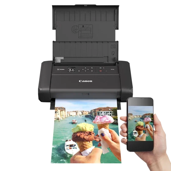 Canon PIXMA TR150 Wireless Portable Color Inkjet Printer with Battery - Image 3