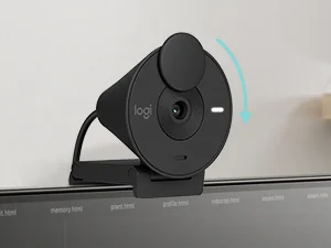 Logitech Brio 300 Full HD 1080p USB-C Webcam with Noise-Reducing Mic - Pink - Thumbnail 16