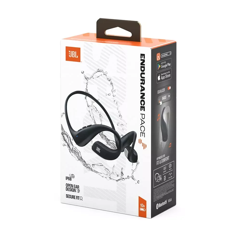 JBL Endurance Pace Open-Ear Sport Headphones Black JBLENDUPACEBLKGAM - Thumbnail 2