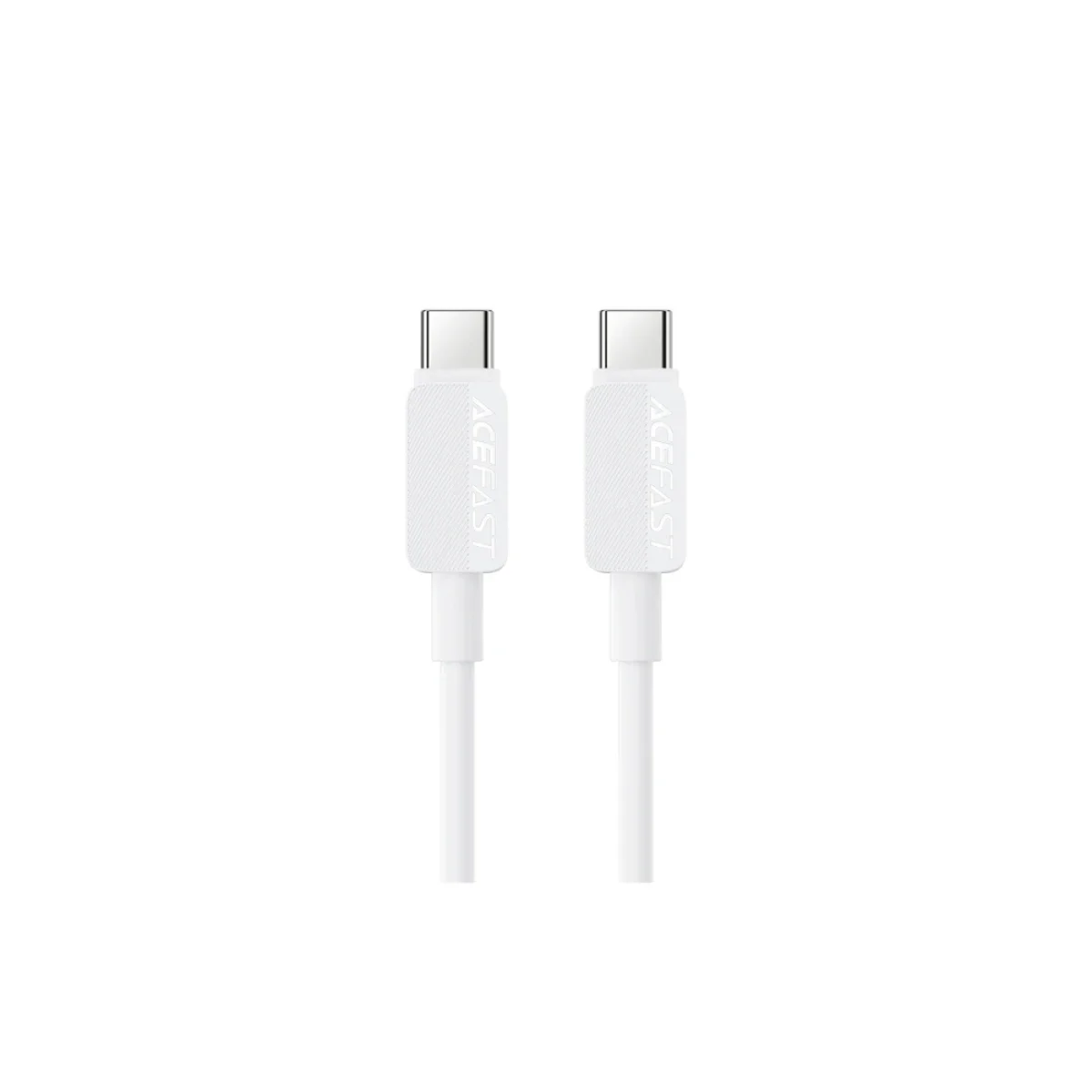 ACEFAST C26-03 60W USB-C to USB-C PVC Charging & Data Cable - White - Image 2