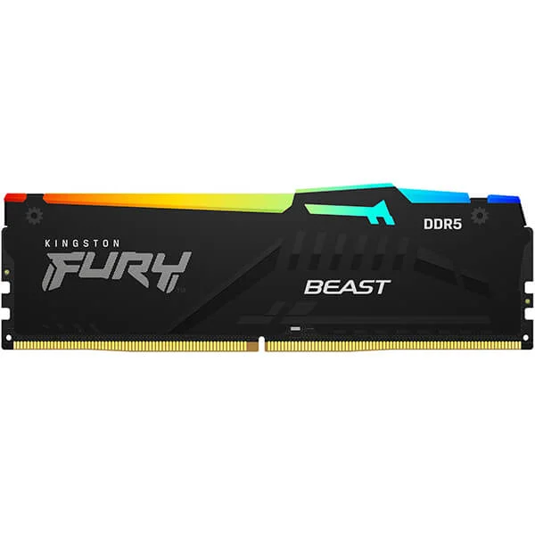 Kingston FURY Beast 16GB DDR5 6000MHz RGB RAM - Image 1