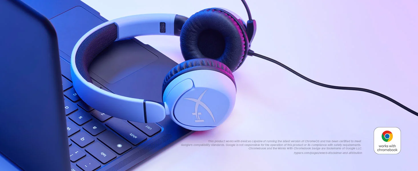 HyperX Cloud Mini Kids Wired Gaming Headset with Flip-to-Mute Mic, Multi-Color - Thumbnail 13
