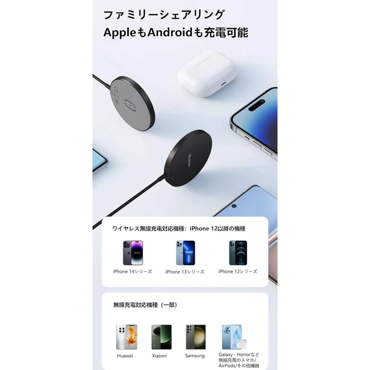 Mcdodo CH-4360 Magnetic Wireless Charger 15W, Ultra-Thin Black - Thumbnail 5