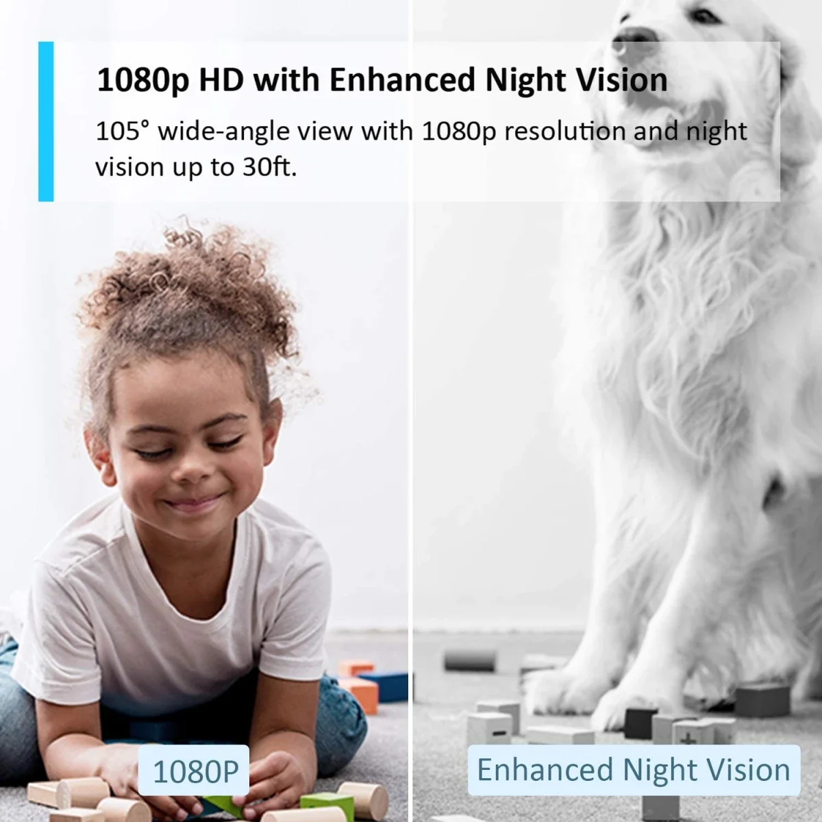 كاميرا مراقبة داخلية TP-LINK Tapo C100 بدقة 1080p مع كشف الحركة وصوت ثنائي الاتجاه ورؤية ليلية - Image 4