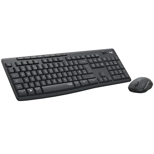 طقم كيبورد وماوس Logitech MK295 لاسلكي بتقنية SilentTouch - Image 2
