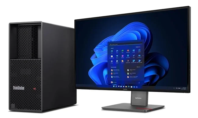 محطة عمل Lenovo ThinkStation P3 Tower Gen 2 بمعالج Intel Ultra 9 285K 24 نواة وذاكرة 16GB DDR5 و512GB SSD لون أسود - Image 10