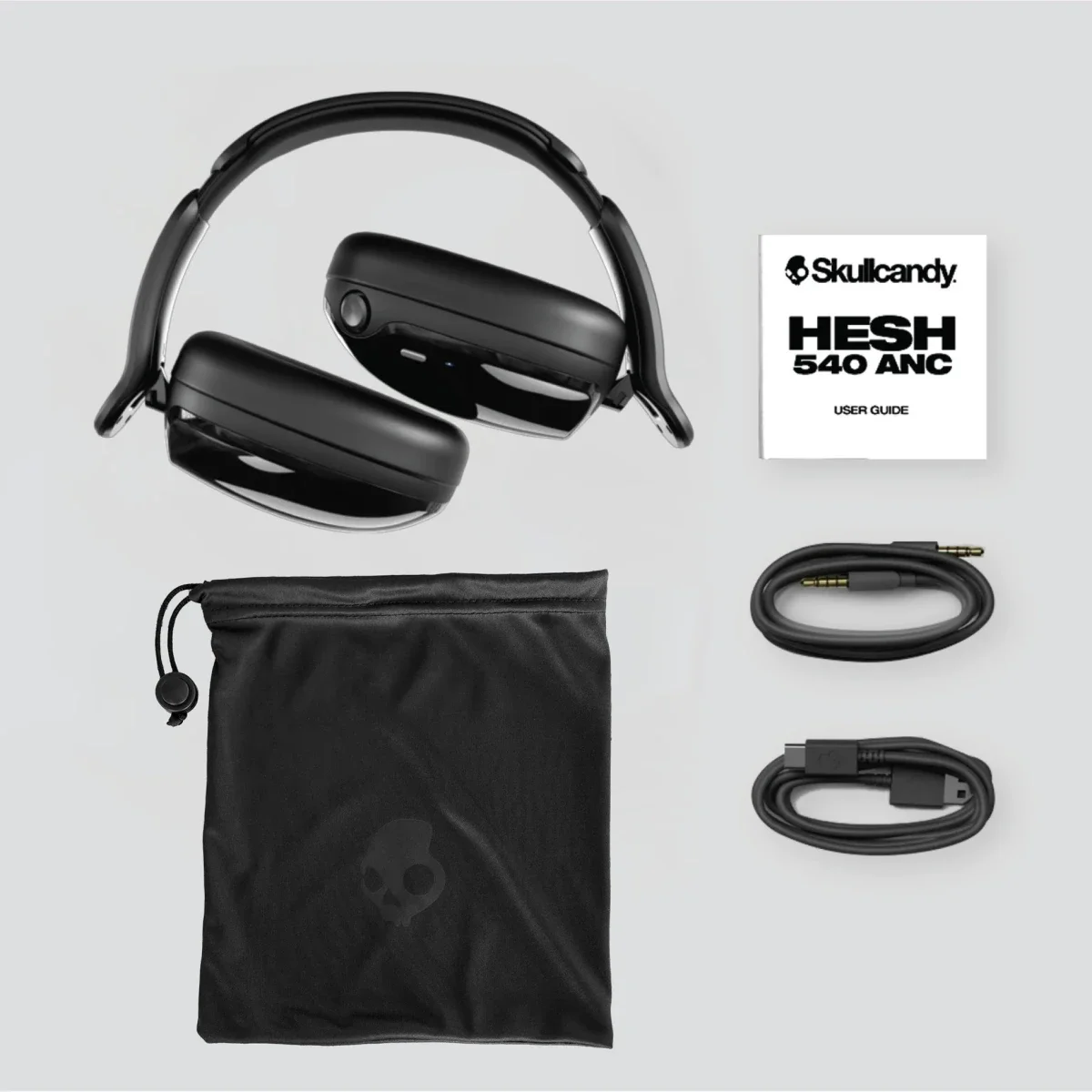سماعات رأس Skullcandy Hesh 540 ANC لاسلكية فوق الأذن - أسود - Thumbnail 6