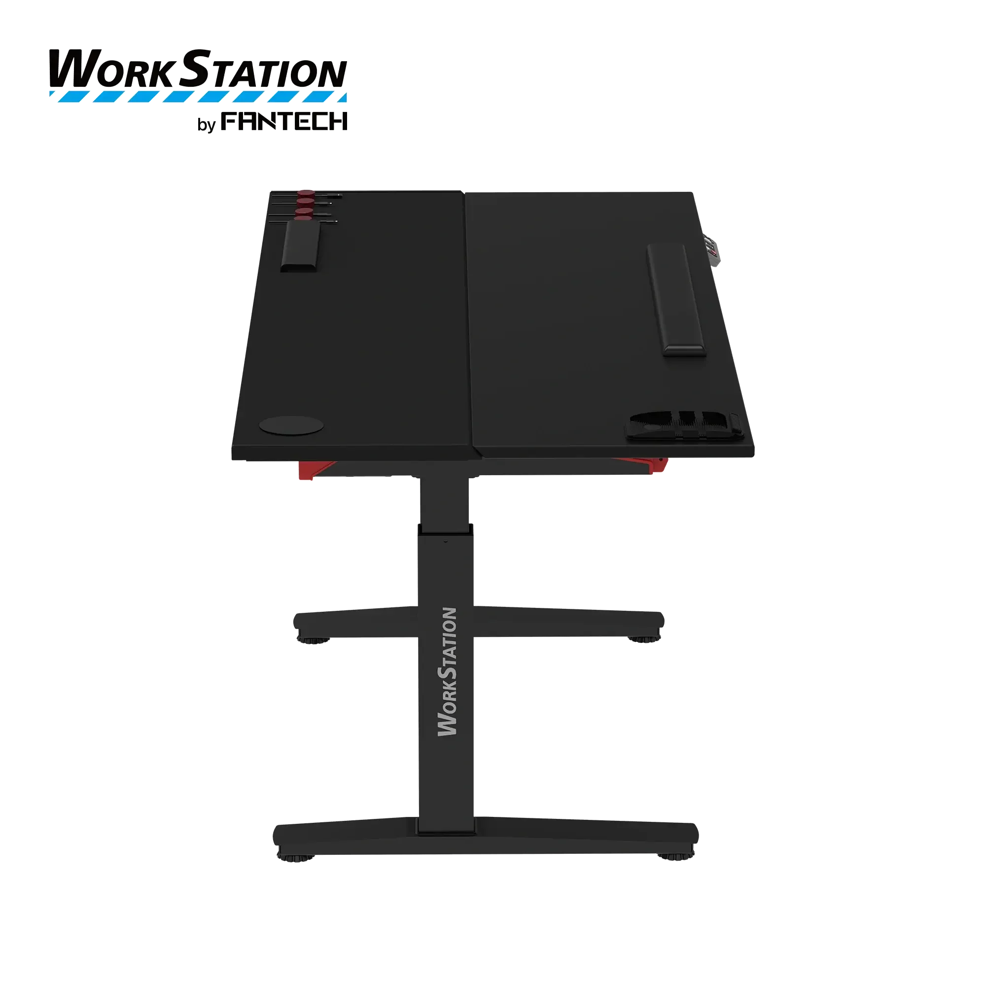Fantech DW314 Workstation Zurich Electric Sit-Stand Tilt Height Adjustable Magnetic Gaming Desk - Image 9