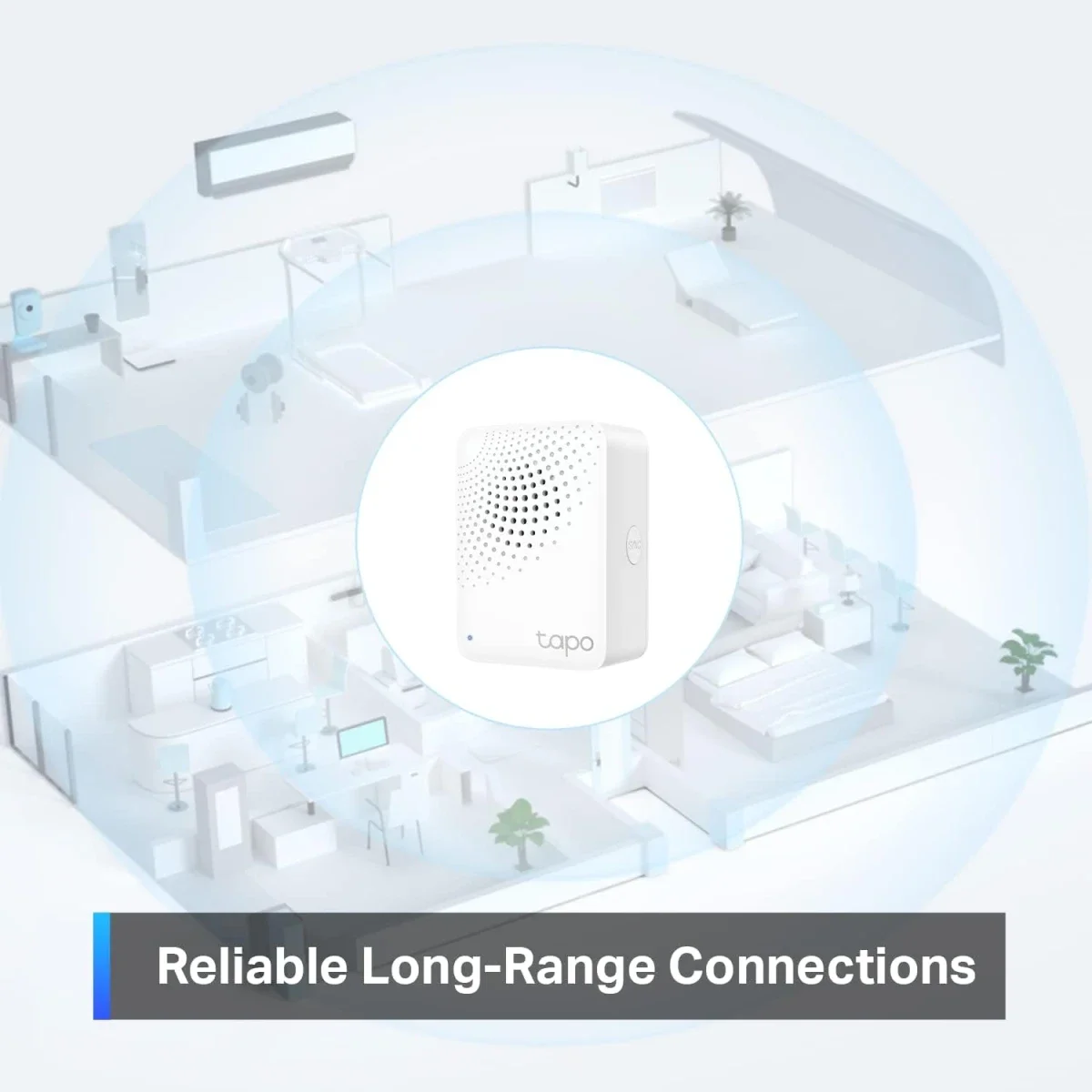TP-LINK Tapo H100 Smart Hub with Built-In Chime, 2.4GHz Wi-Fi - Image 6