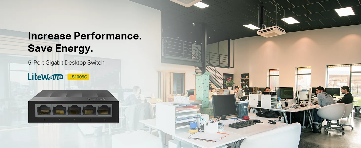 سويتش مكتبي TP-LINK LS1005G LiteWave غير مُدار جيجابت 5 منافذ - Image 6