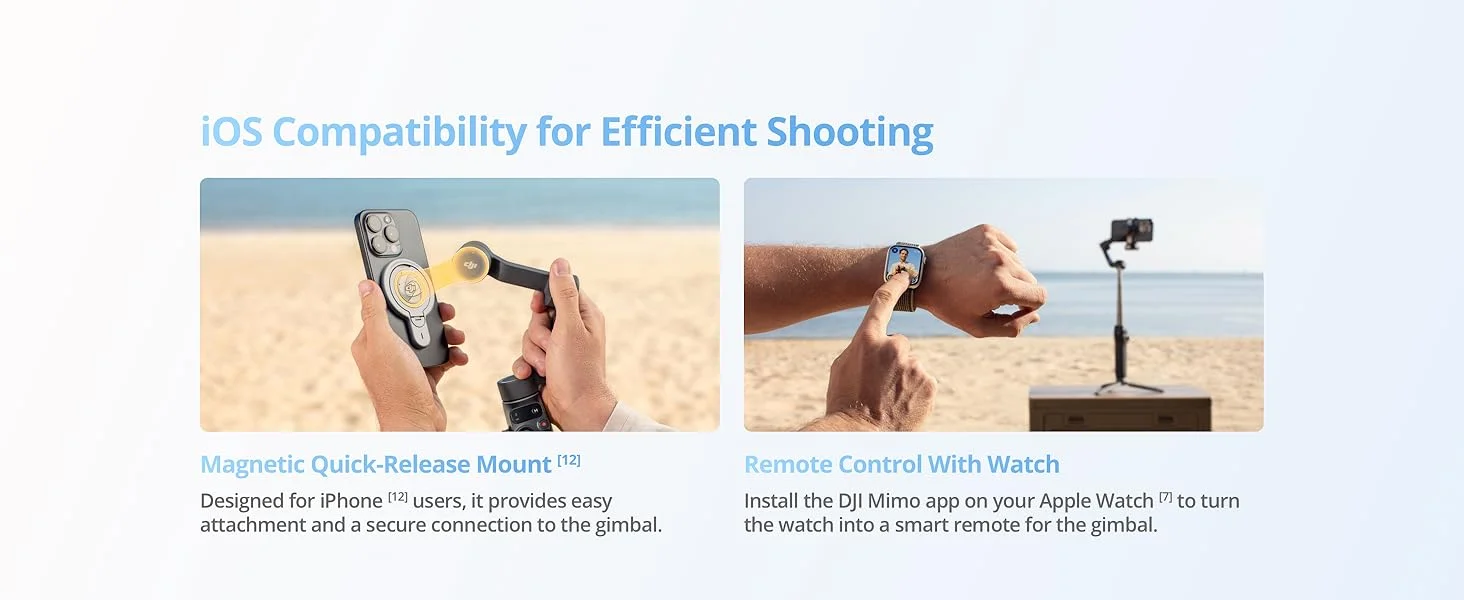 DJI Osmo Mobile 8 Phone Gimbal Stabilizer with AI Tracking, 360° Pan and 10-Hour Battery - Thumbnail 23