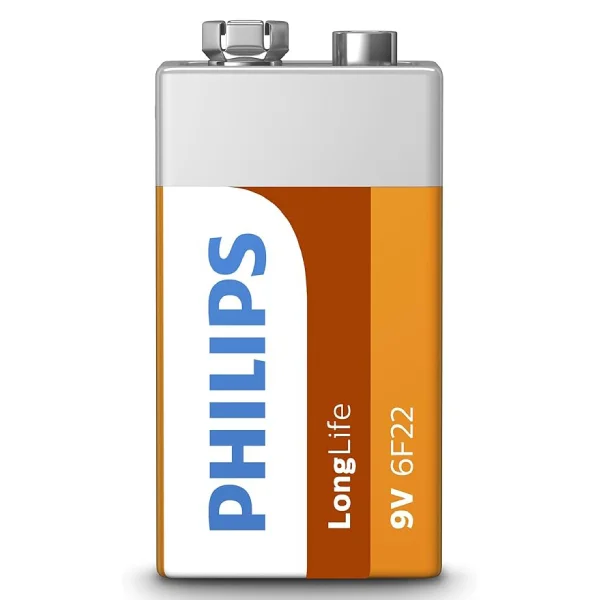 بطاريات Philips Long Life 9V زنك كلوريد - Image 2