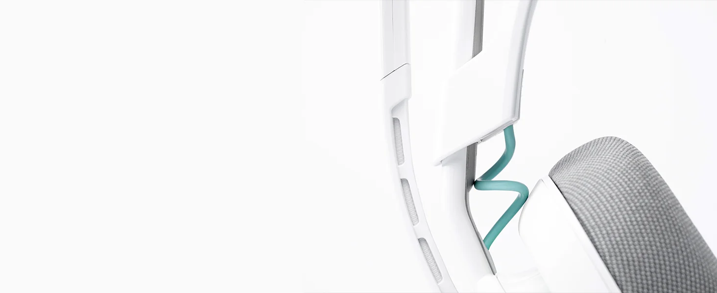 Logitech Astro A10 Gen 2 Wired Gaming Headset with 32mm Drivers - White/PS Edition - Thumbnail 15